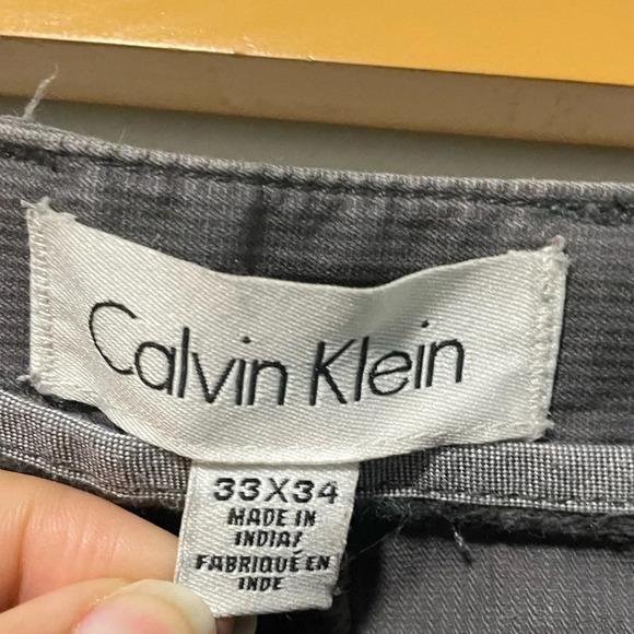 Calvin Klein Men’s Grey  Chino Pants - 33x34 - Picture 5 of 9
